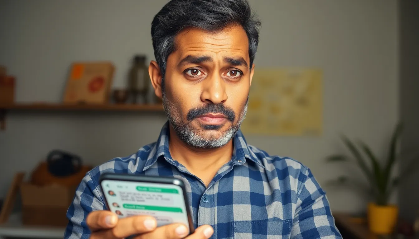 Frustrated WhatsApp Seller