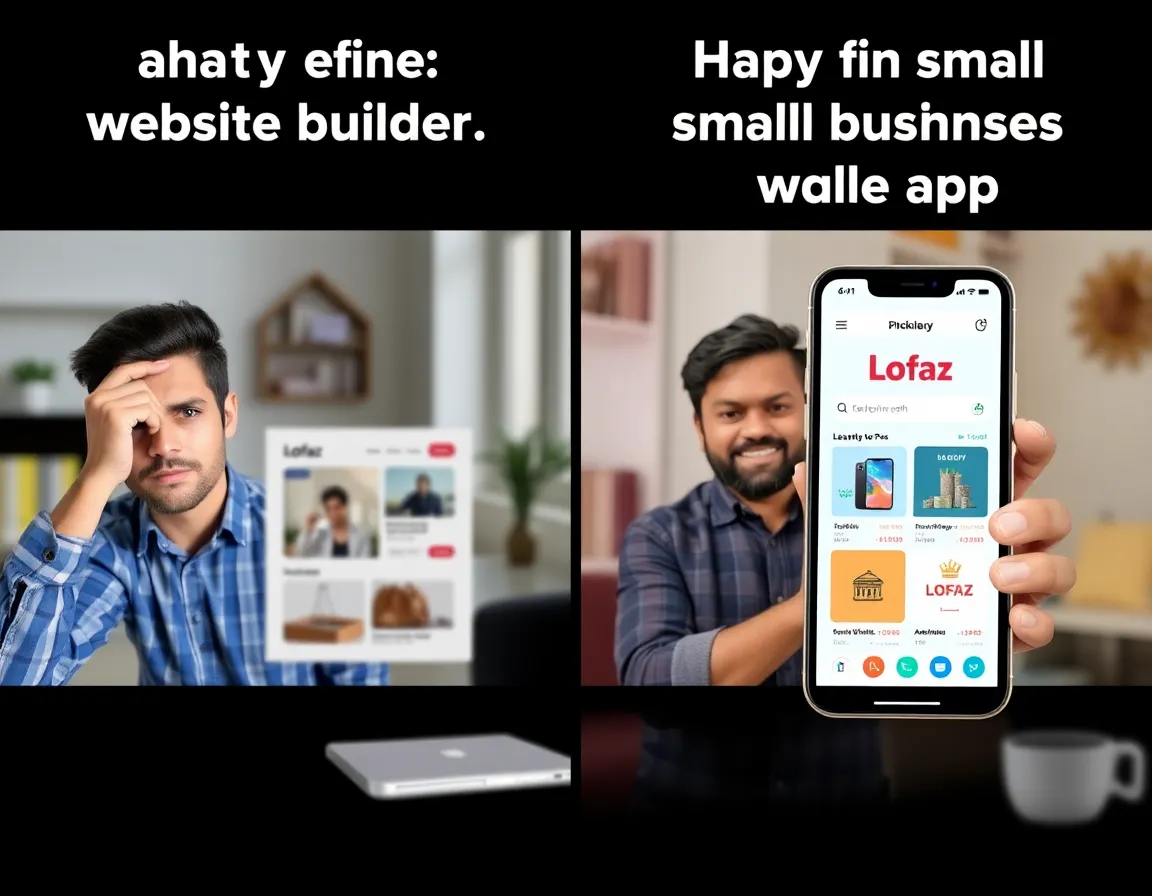 Traditional Website vs Lofaz Comparison